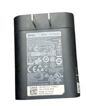 Black Genuine Dell 24W Venue 11 AC Adapter 19.5v - 1.2A 5V 2A HA24NM130 Charger